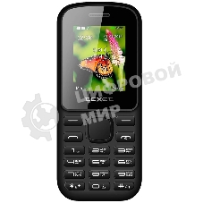 Мобильный телефон Texet TM-130 черный-красный
