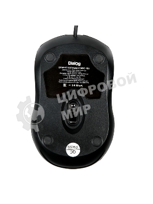 Мышь проводная Dialog Comfort MOС-15U черный, 1200 dpi, USB, кнопки - 3
