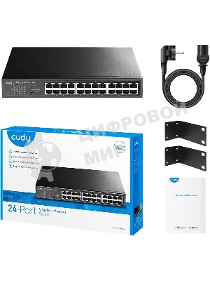 Коммутатор Cudy GS1024, 24×1 Гбит/с