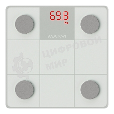 Весы напольные Maxvi BS101 белый