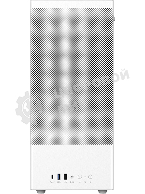 Компьютерный корпус ACD Citadel 108W ATX, Type-C + 2XUSB ports + HD audio combo, Mesh, TG, белый