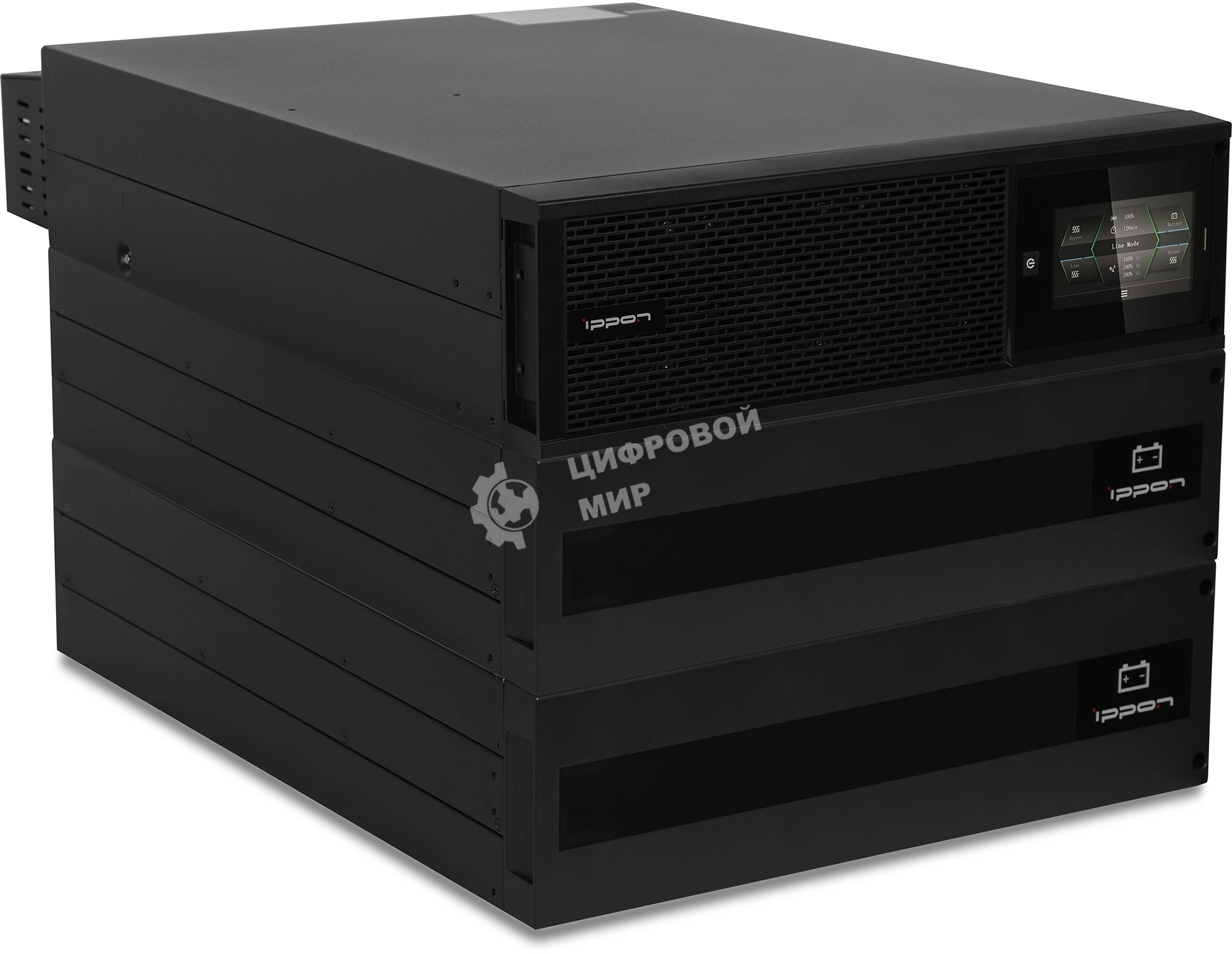 Источник бесперебойного питания Ippon Innova Unity RT 3-3 20K 20000Вт 20000ВА черный