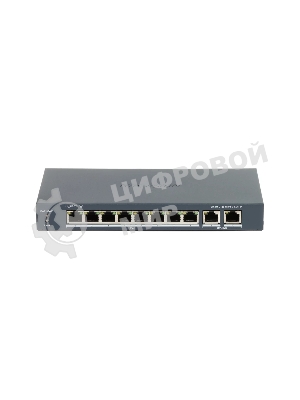 Коммутатор Hikvision DS-3E1510P-EI V2, 8×1 Гбит/с PoE + 2×1 Гбит/с SFP, настраиваемый