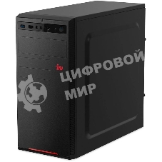 Компьютер IRU Planio 310H6SEV MT i3 12100 (3.3) 8Gb SSD 256Gb UHDG 730 FreeDOS GbitEth 400W черный (RUS) (2112567)