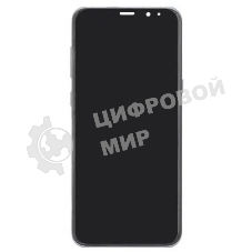 Дисплея для Samsung Galaxy S22 Ultra SM-S908B в сборе с тачскрином ServicePack, черный (GH82-27488A)