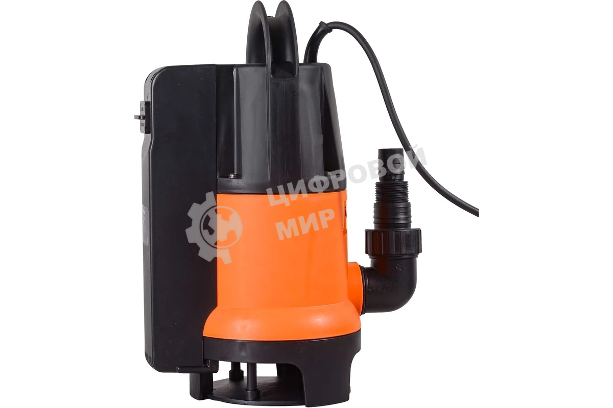 Дренажный насос Вихрь ДН-900 68/2/3900 вт, глуб-8 м, max-15,5 м/час, частицы-35 мм