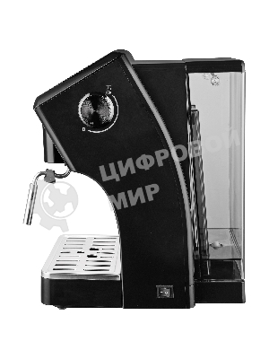 Кофеварка рожковая BBK CM1502 черный, исп. кофе - молотый, 1,5 л, 1050 Вт, 15 Бар