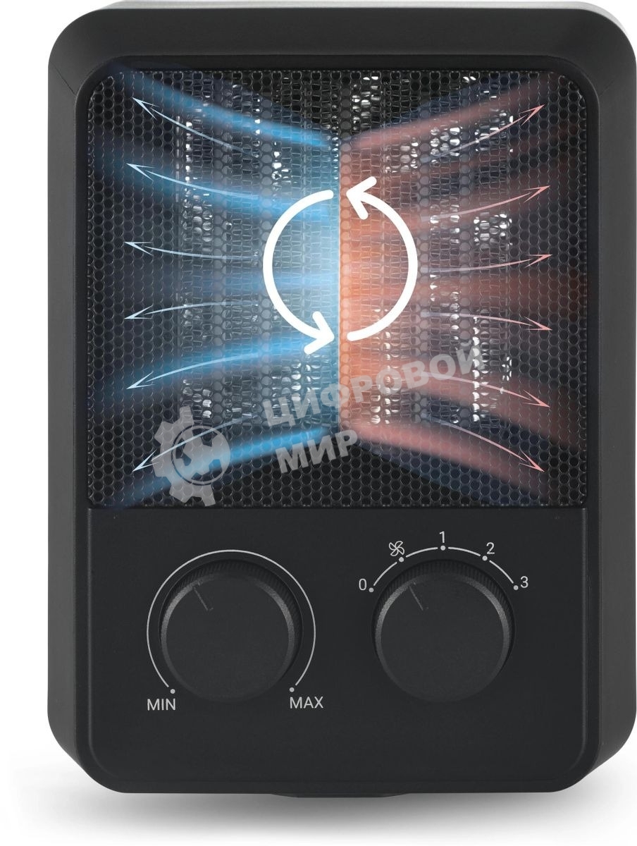 Тепловентилятор Beko Winter Range RHP 5320 B черный, 2000 Вт, 15 м2, термостат