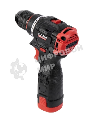 Дрель-шуруповерт Elitech CD 16L2, 16 В, 2 Ач, 55 Нм, бесщеточный