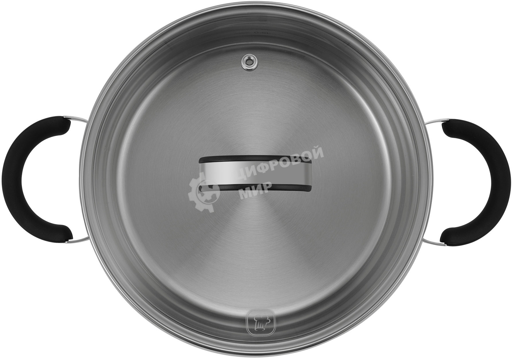 Кастрюля Rondell Brando RDS-1805 5.1 л. d=24 см (с крышкой) сталь
