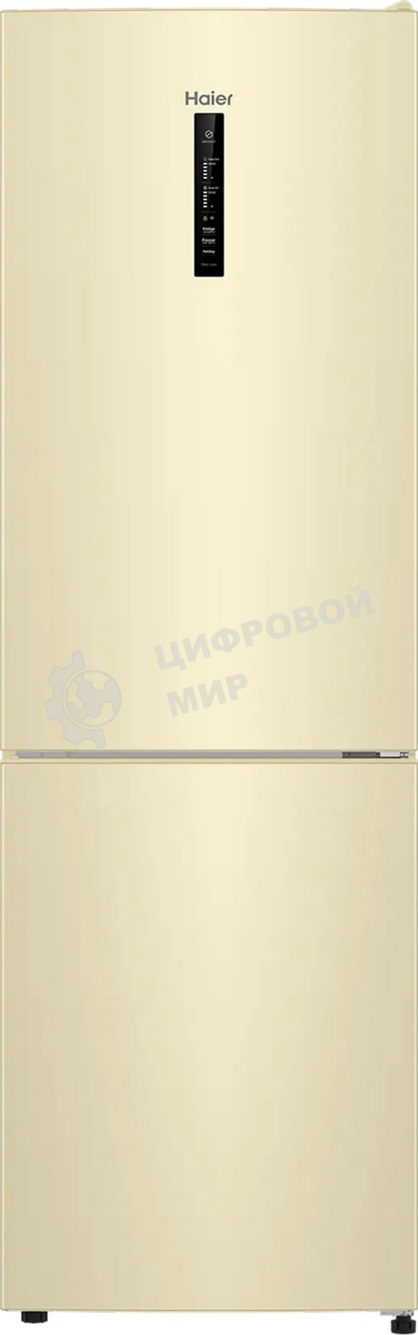 Холодильник Haier CEF536CCG бежевый двухкамерный 240/105 л морозилка снизу, No Frost