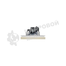 Розетка IEK FORTE&PIANO FP421 1-местная с заземлением с защитными шторками и крышкой винтовое крепление 16А IP44 Ваниль