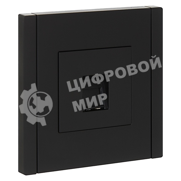 Розетка компьютерная RJ45 кат.6 IEK FORTE&PIANO FP131 черный