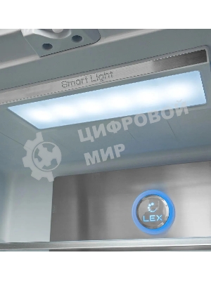 Холодильник LEX LCD505GIGID золотистый трехкамерный 321/144л морозилка снизу, No Frost, Side by Side