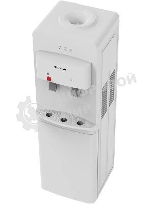 Кулер для воды Hyundai H-WD1327E, верхняя загрузка, нагрев 95 °С, охлаждение 10 °С, белый