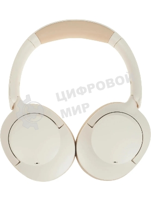 Беспроводные/проводные наушники Creative Zen Hybrid 2 бежевый, полноразмерные, Bluetooth + проводной, активное шумоподавление