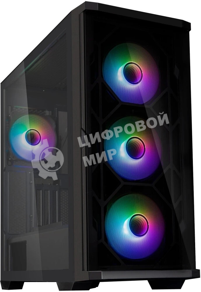 Компьютерный корпус ZALMAN Z10 DUO, ATX, BLACK, WINDOW, 2x3.5