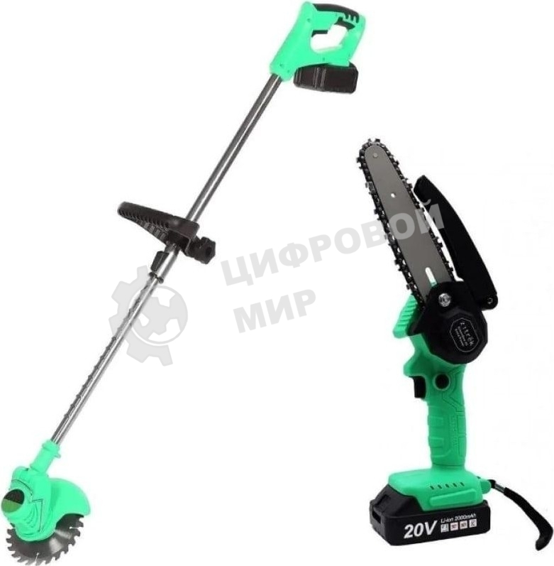 Набор аккумуляторного инструмента ZITREK (GreenCut 20, GreenSaw 20 Extra Power) 2 в 1, 2х2.0Ач