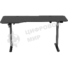 Стол игровой компьюерный Exos черн, 159x75L, высота 72-117 см
