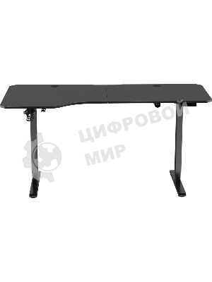 Стол игровой компьюерный Exos черн, 159x75L, высота 72-117 см