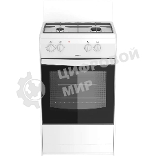 Плита комбинированная Darina S KM 521 300 W белый/черный, конфорок 2 шт, духовка 45 л, 50 см x 85 см x 45 см