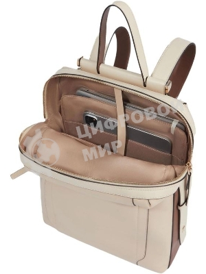 Рюкзак женский Piquadro Circle CA4576W92/BECU бежевый/кофейный кожа