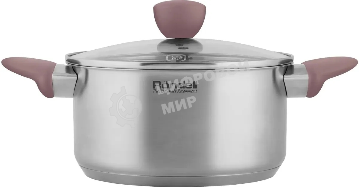 Кастрюля Rondell Bueno RDS-1588 (ST) сталь 1588 Кастрюля с/кр 24 см 4,8 л Bueno Rondell