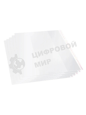 Обложка Silwerhof Монстрики, с липким слоем (набор 5шт), полипропилен, 70мкм, гладкая, прозрачная, 233х450мм