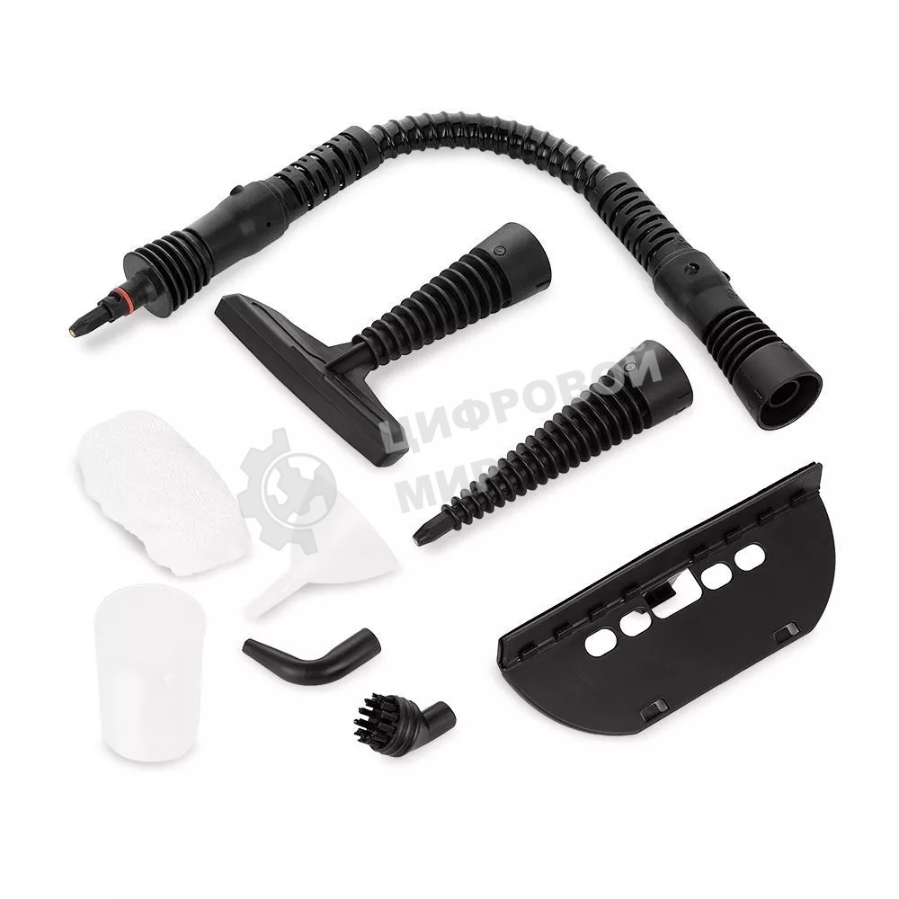 Пароочиститель ручной Kitfort КТ-9140-1 1050Вт черный/желтый