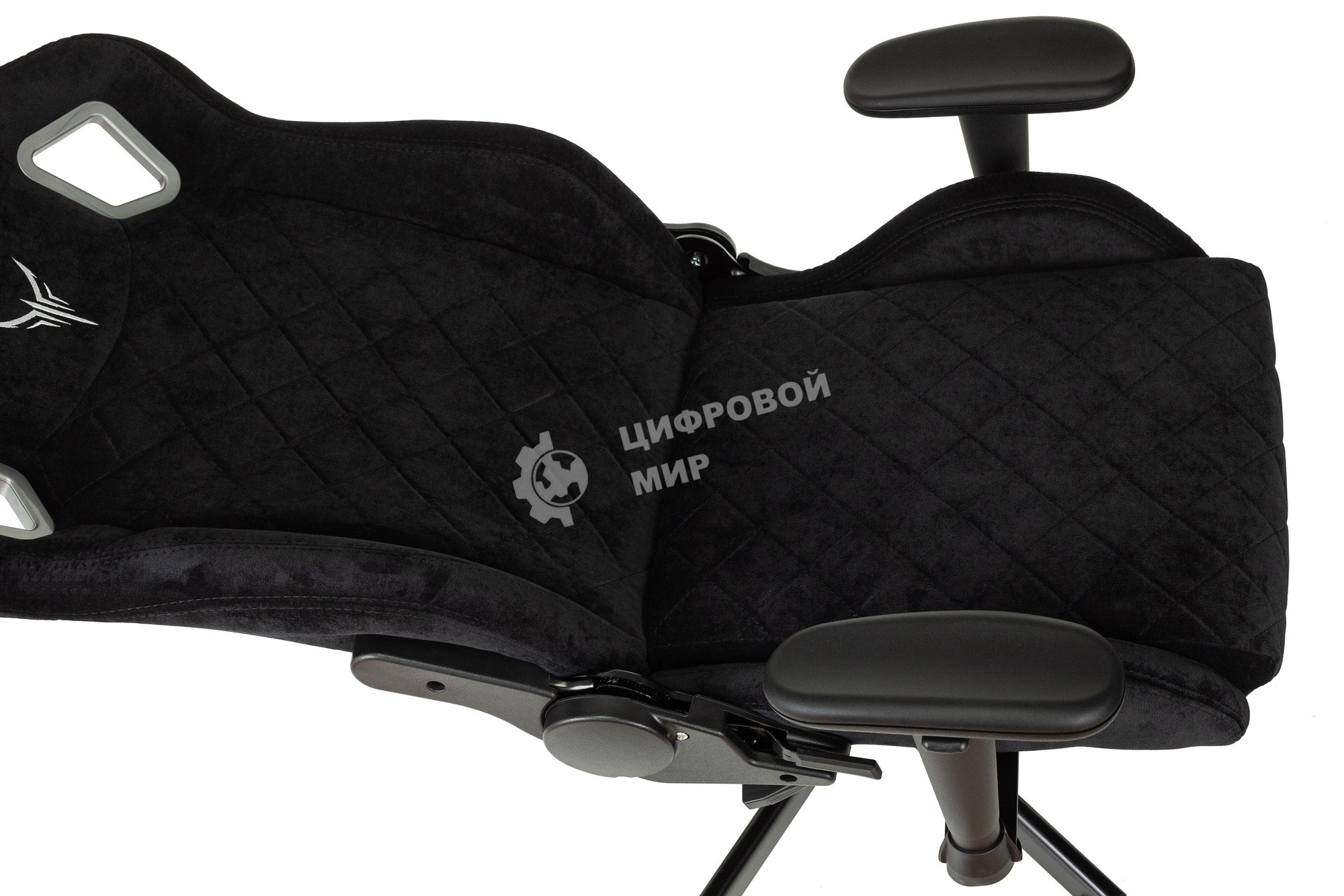 Кресло игровое Бюрократ Knight Outrider Light-20 черный с подголов. крестовина металл