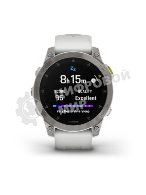 Умные часы Garmin Epix (Gen 2) Sapphire титановый белый 47мм