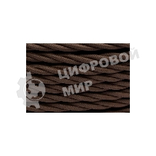 Провод ретро Bironi B1-424-72-150 2х1.5 матовый коричневый (уп. 150 м).