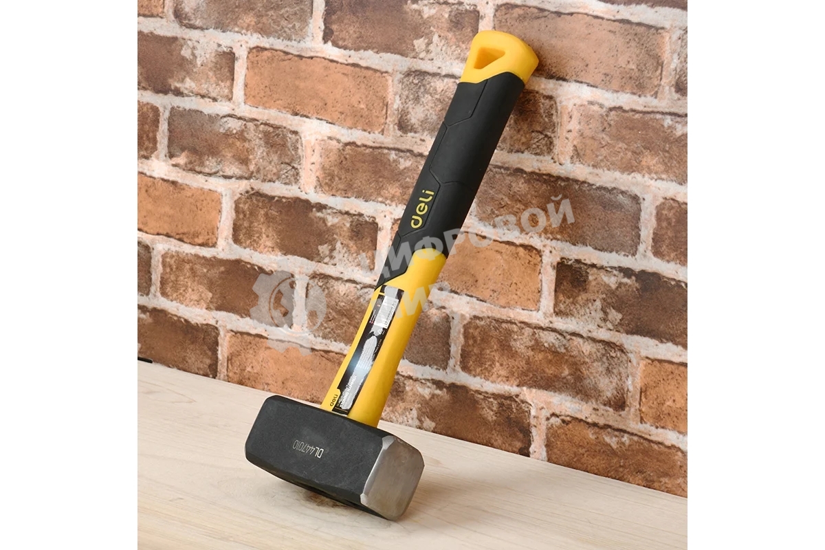 Кувалда Deli DL447010 1000 гр Фибергласовая рукоять