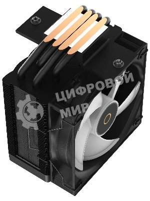 Кулер для процессора Ocypus Gaммa A40 BK ARGb черный 100мм алюминий+медь 2400rpm 29.5db 4-pin 200W 133мм