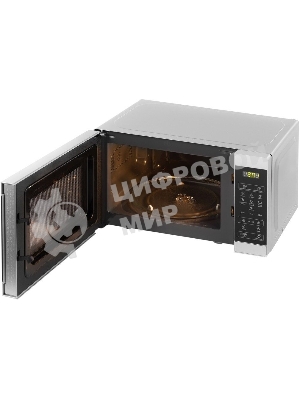 Микроволновая печь Sharp R-2800RSL серебристый, 20 л, 800 Вт, переключатели - сенсор