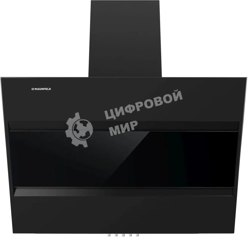 Вытяжка каминная Maunfeld Bridge 60 нержавеющая сталь/черное стекло, 60 см, 850 куб. м/ч, 51 дБ