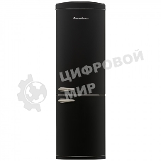 Холодильник Schaub Lorenz SLU S339S3 черный двухкамерный 230/94л морозилка снизу, No Frost