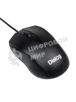 Мышь проводная Dialog Comfort MOС-15U черный, 1200 dpi, USB, кнопки - 3