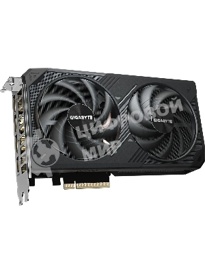 Видеокарта Gigabyte GeForce RTX 5060 Ti Windforce OC, NVIDIA RTX 5060 Ti, 8 ГБ GDDR7, 128 бит, PCI-e 5.0, 1xHDMI, 3xDP, 2587 МГц