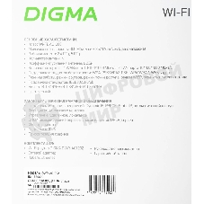 Роутер беспроводной Digma DWR-AC1202 AC1200 10/100/1000BASE-TX черный