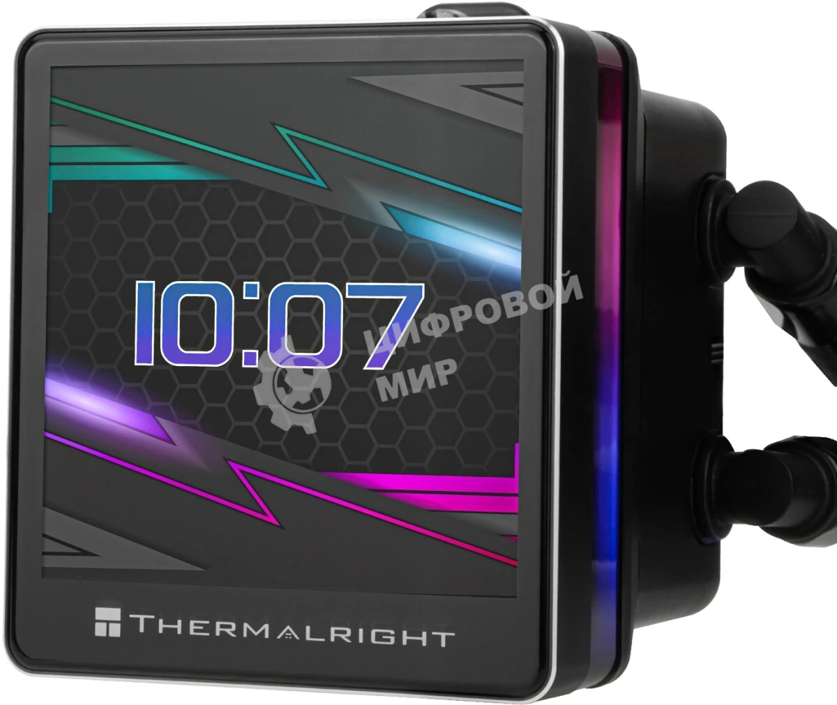 Водяное охлаждение для процессора Thermalright Grand Vision 360 (360mm, LED, Black, ARGB/Fans: 3x120mm, 80.45CFM, 29.4dBA, 2150RPM/Pump height 72.5mm, 6400RPM, Rad thickness 27mm/S: 1700, 1200, 1851, 115X, 2011, 2066, AM5, AM4)