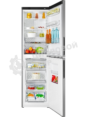 Холодильник Atlant ХМ-4625-181-NL серебристый двухкамерный 211/125л морозилка снизу, No Frost