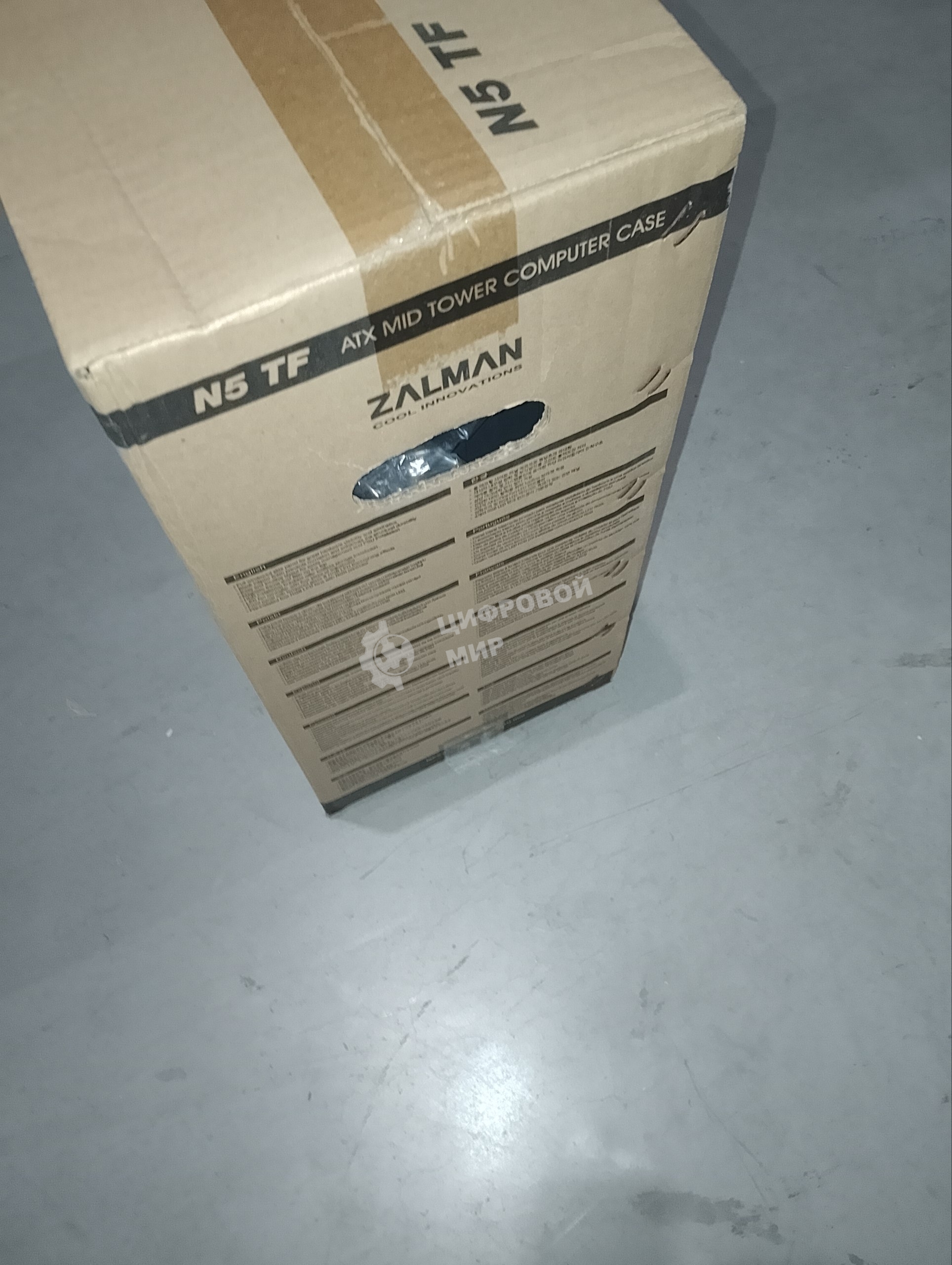 (Поврежденная упаковка) Корпус MidiTower Zalman N5 TF черный (Zalman N5 TF_ПУ) (без блока питания)
