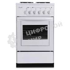 Плита электрическая Лысьва ЭП 401 СТ белый, конфорок 4 электрических, духовка 57 л, 50 см x 84 см x 60 см