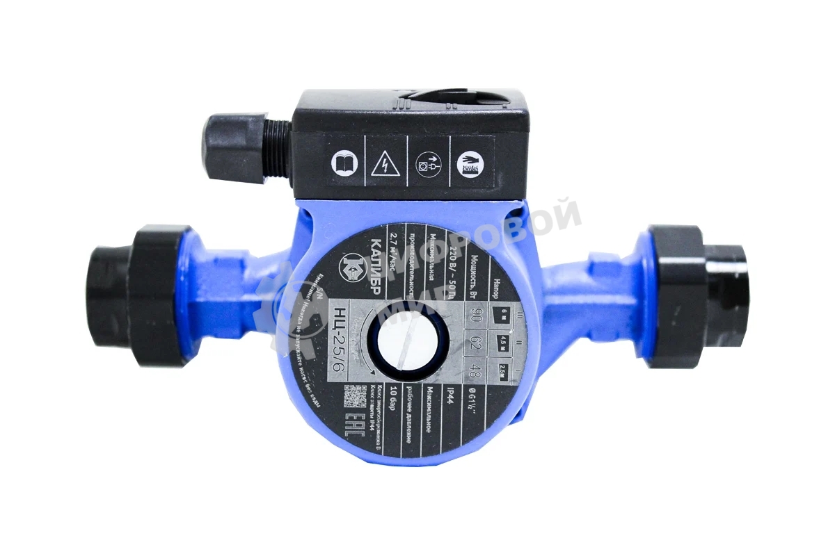 Насос циркуляционный КАЛИБР НЦ-25/690-60-40 Вт. 2.4м3/час.6м. 1.5