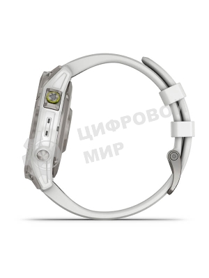 Умные часы Garmin Epix (Gen 2) Sapphire титановый белый 47мм