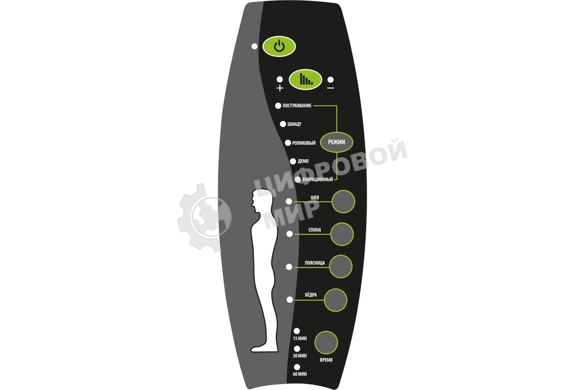 Кресло офисное Cactus CS-CHR-OC02M-BK черный, эко.кожа, крестов. сталь