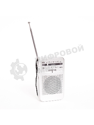 Радиоприемник ЭФИР 01 УКВ 64-108МГц, бат. 2*АА белый