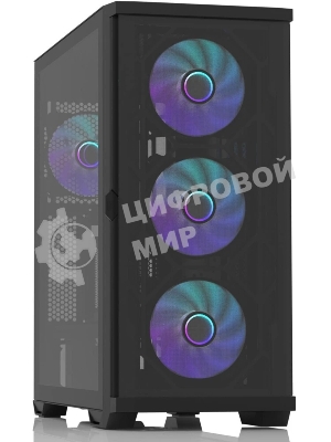 Компьютерный корпус ZALMAN Z10 DUO, ATX, BLACK, WINDOW, 2x3.5