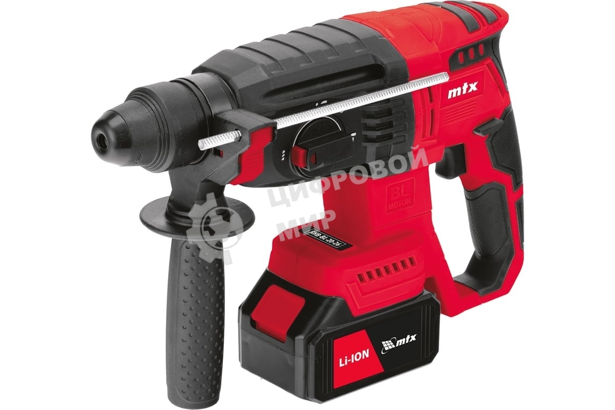 Перфоратор аккумуляторный бесщет. MTX RHB-BL-20-26, 3 Дж, Li-Ion, 20 В
